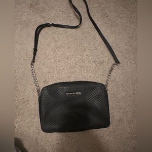 Micheal Kors black cross body bag